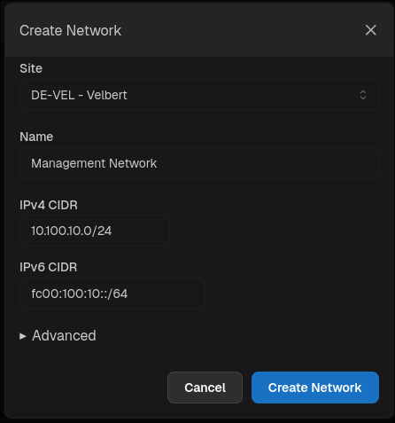 Create SDN Network