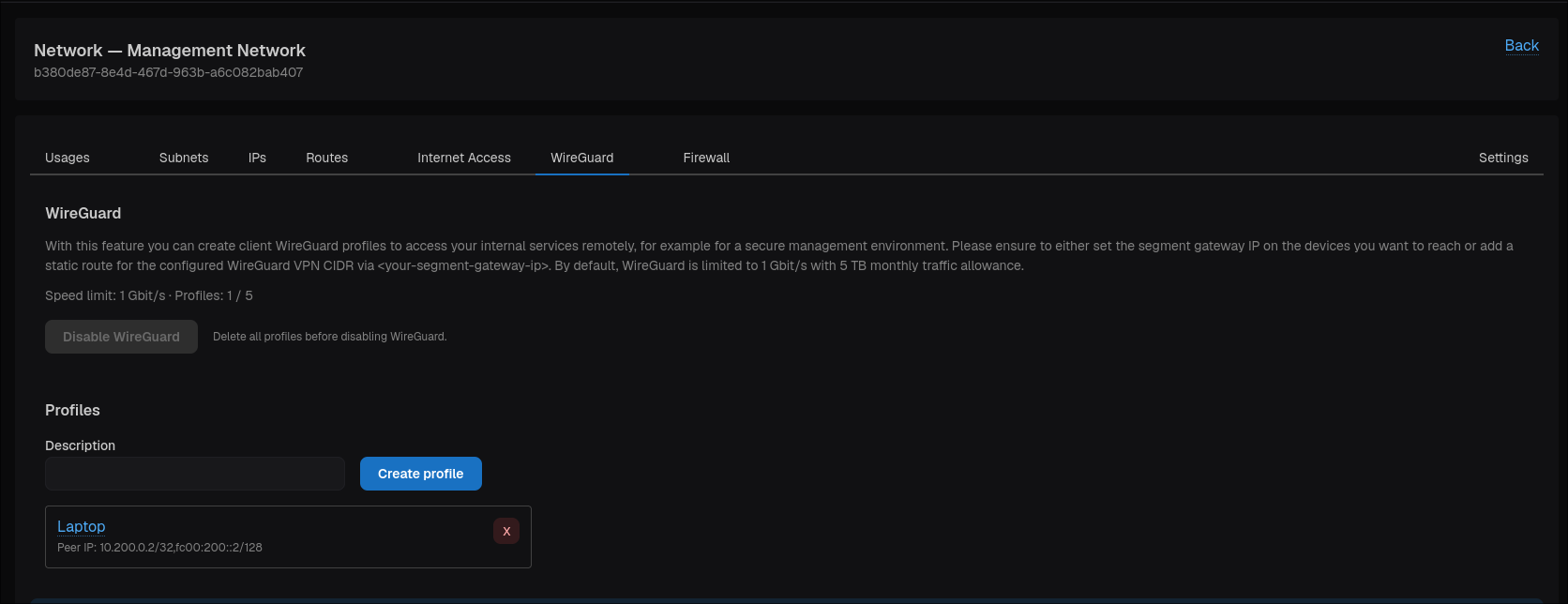 WireGuard Config